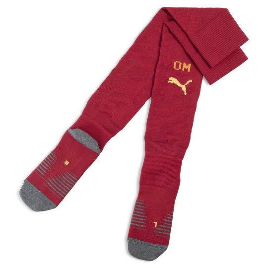 Obrázek produktu PUMA Olympique de Marseille 25/26 Goalkeeper Socks Men, Clothing, Dark Crimson/Sunny Yellow
