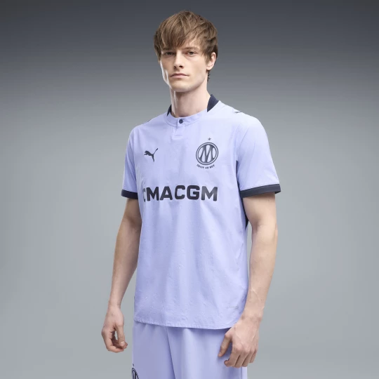 Obrázek produktu PUMA Olympique de Marseille 26/27 Third Authentic Jersey Men, Men, Lavendar Pop/New Navy tmavě modrá