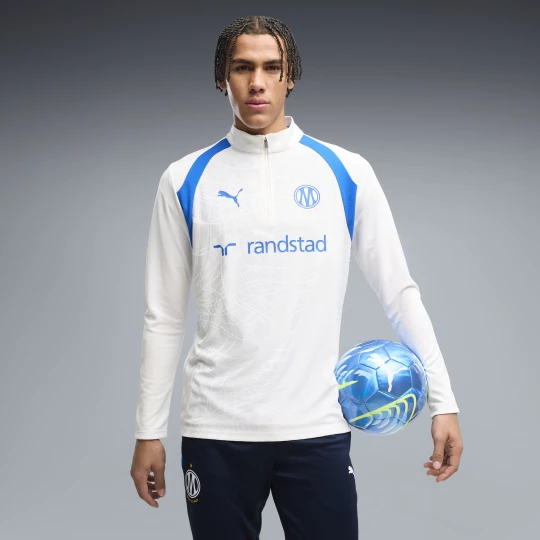 Obrázek produktu PUMA Olympique de Marseille Quarter-Zip Training Top Men, Men, White/Royal