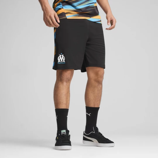 Obrázek produktu PUMA Olympique de Marseille Faster Shorts Men, Clothing, Black/Heat Fire oranžová