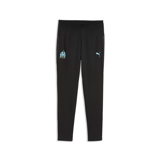 Obrázek produktu PUMA Olympique de Marseille Training Pants Youth, Clothing, Black/Aqua béžová