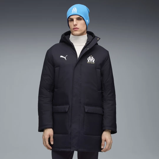 Obrázek produktu PUMA Olympique de Marseille Training Winter Jacket Men, Clothing, Navy/White