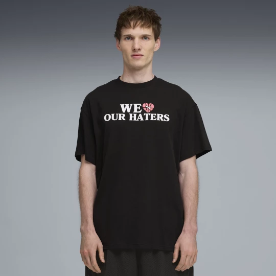 Obrázek produktu PUMA Out The Mail Oversized Basketball Tee Men, Clothing, Black
