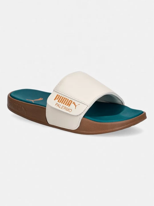Obrázek produktu Puma pantofle dámské kožené Leadcat 2.0 tyrkysová