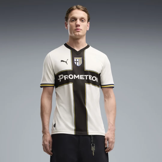 Obrázek produktu PUMA Parma Calcio 1913 2026 Home Jersey Men, Clothing, Warm White / Black
