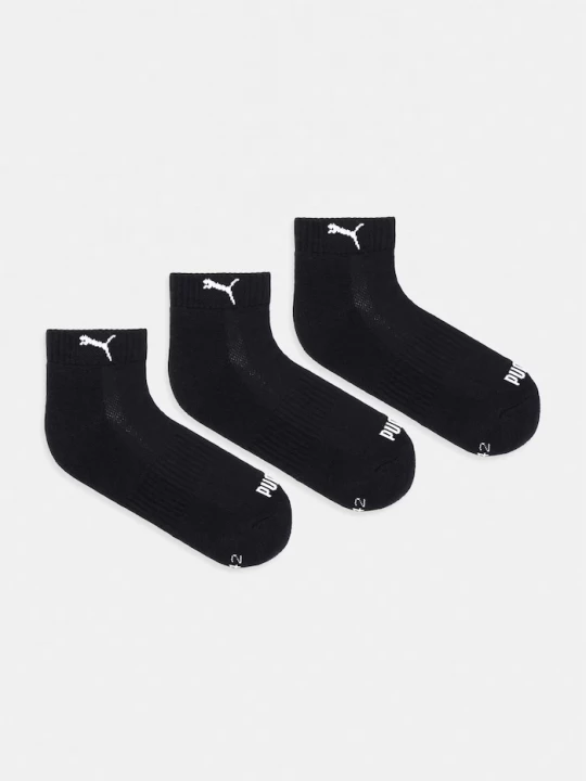 Obrázek produktu Puma Ponožky CUSHIONED QUARTER 3-pack černá
