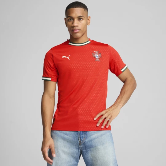 Obrázek produktu PUMA Portugal 2025 Home Jersey Men, Clothing, Sport Red/Sugared Almond