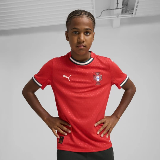 Obrázek produktu PUMA Portugal 2025 Home Jersey Youth, Clothing, Sport Red/Sugared Almond