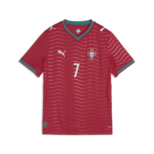 Obrázek produktu PUMA Portugal 2026 Home Player Jersey Youth, Shop, Club Red/Green Lagoon