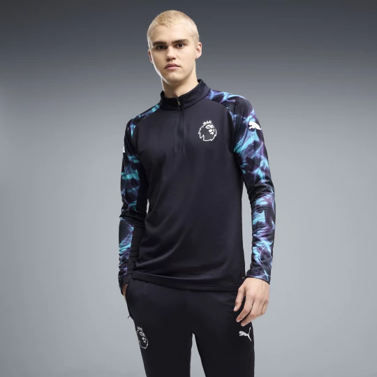 Obrázek produktu PUMA Premier League Reactivity Slim Quarter-Zip Top Men, Men, Navy/White/Hero Blue