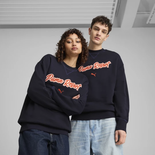 Obrázek produktu PUMA PREMIUM Essentials Relaxed Graphic Crew Unisex, Clothing, New Navy