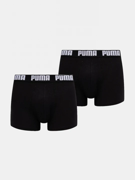 Obrázek produktu Puma přiléhavé boxerky pánské bavlněné s elastanem Everyday Basic 2-pack černá