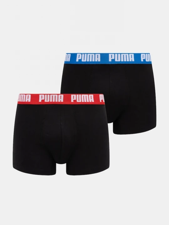 Obrázek produktu Puma přiléhavé boxerky pánské bavlněné s elastanem Everyday Basic 2-pack černá