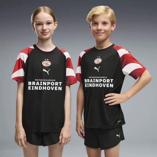 Obrázek produktu PUMA PSV Eindhoven Warmup Jersey Youth, Clothing, Black/Red