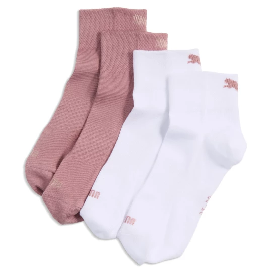 Obrázek produktu PUMA Quarter Socks Women (2-Pack), Clothing, White/Pink