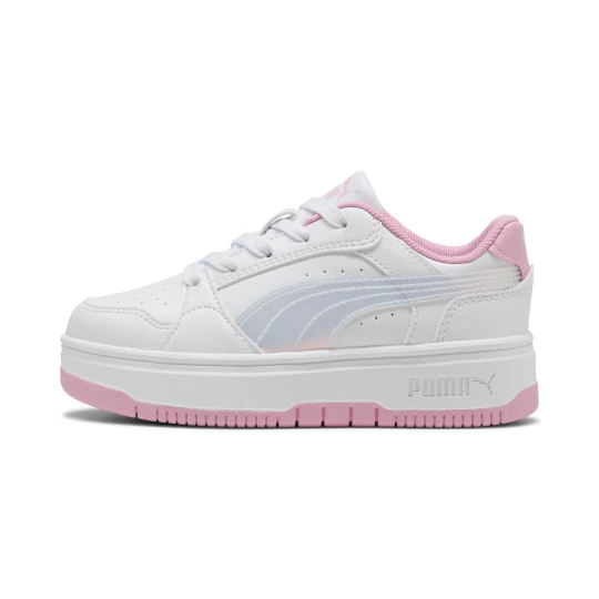 Obrázek produktu PUMA Rebound Femme Holo 2.0 Sneakers Kids, Shoes, White/Pink Shimmer