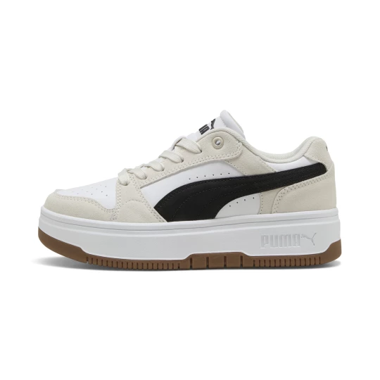 Obrázek produktu PUMA Rebound Femme Low Sneakers Women, Shoes, White/Black/Frosted Ivory