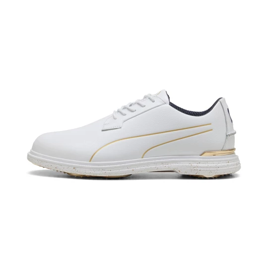 Obrázek produktu PUMA Royale Players Golf Shoes Men, Shoes, White/Deep Navy/Old Gold