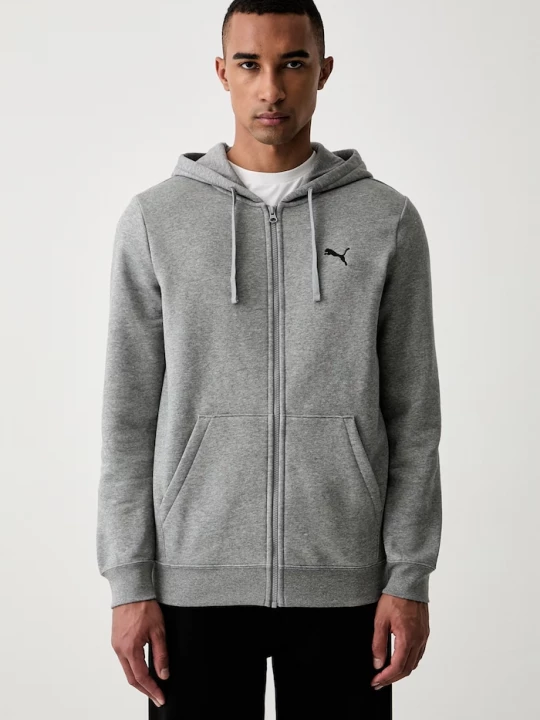 Obrázek produktu Puma rozepínací mikina kapucí pánská bavlnou