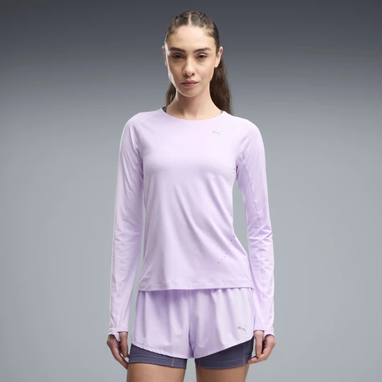 Obrázek produktu PUMA RUN CLOUDSPUN Running Top Women, Clothing, Light Lavender