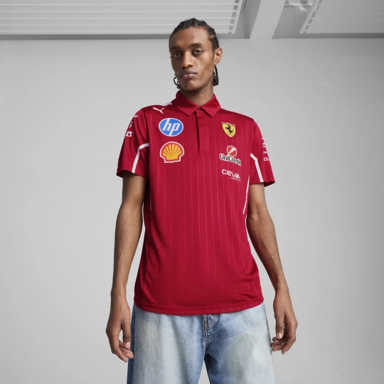 Obrázek produktu PUMA Scuderia Ferrari HP 2025 Team Polo Men, Clothing, Dark Cherry