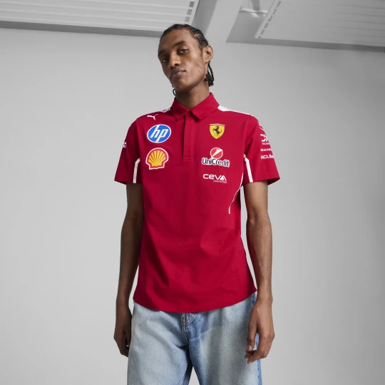 Obrázek produktu PUMA Scuderia Ferrari HP 2025 Team Polo Men, Clothing, Dark Cherry