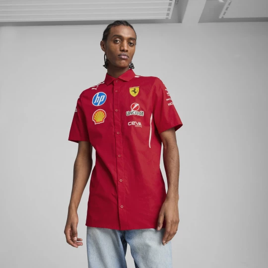 Obrázek produktu PUMA Scuderia Ferrari HP 2025 Team Shirt Men, Clothing, Dark Cherry