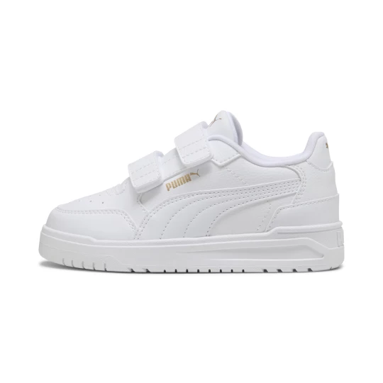 Obrázek produktu PUMA Shuffle Downtown Low Sneakers Kids, Shoes, White/Gold