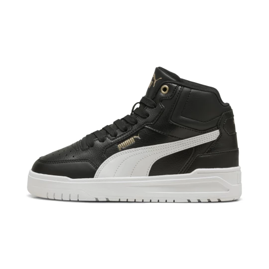Obrázek produktu PUMA Shuffle Downtown Mid Sneakers Youth, Shoes, Black/White/Gold