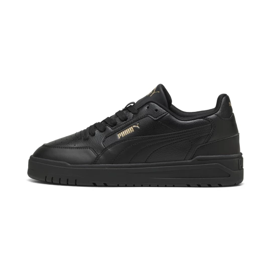 Obrázek produktu PUMA Shuffle Downtown Sneakers Unisex, Shoes, Black / Black / Gold hnědá