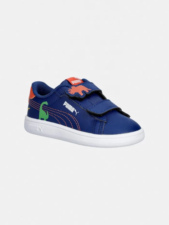 Obrázek produktu Puma Smash 3.0 Dino V sneakers boty dětské námořnická modř