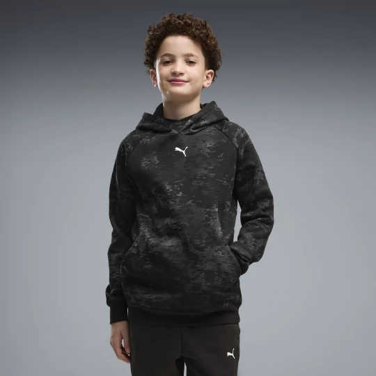 Obrázek produktu PUMA Sport Camo Fleece Hoodie Youth, Clothing, Black
