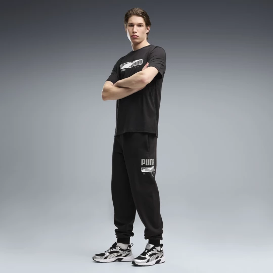Obrázek produktu PUMA Sport Logo Play Fleece Sweatpants Men, Clothing, Black