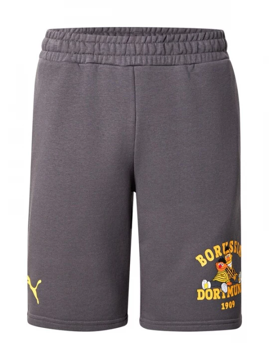 Obrázek produktu PUMA Sportovní kalhoty 'BVB x Sesame Street' žlutá / tmavě šedá / oranžová / bílá