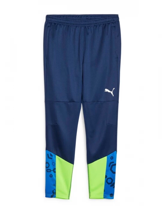 Obrázek produktu PUMA Sportovní kalhoty 'IndividualCUP'  modrá / námořnická modř / svítivě zelená / bílá