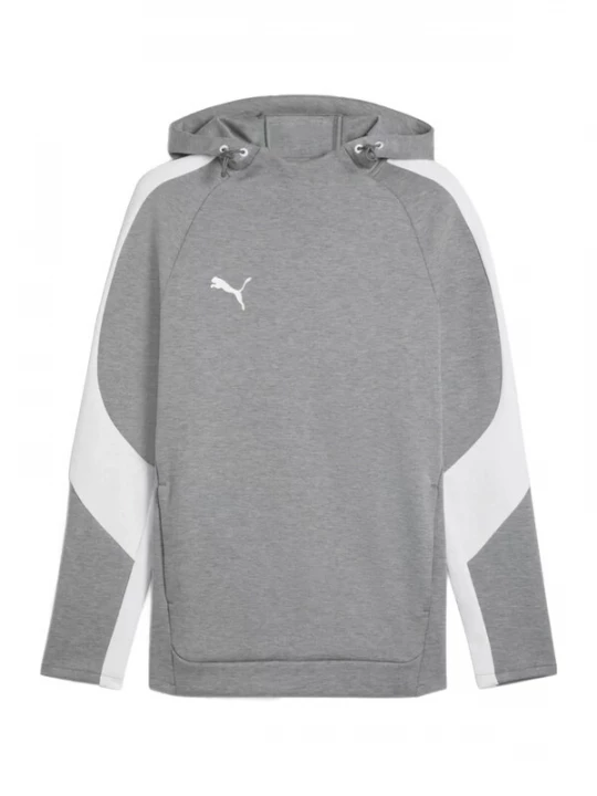 Obrázek produktu PUMA Sportovní mikina 'TeamEVOSTRIPE' šedá / světle šedá