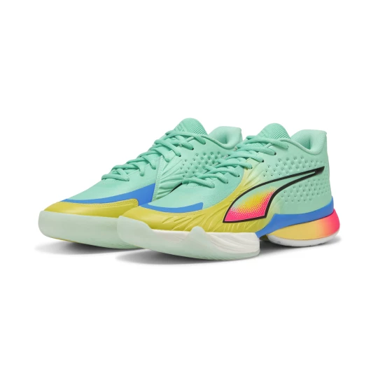 Obrázek produktu PUMA Stewie 5 Turbo Basketball Shoes Women, Women, Mint Jelly / Black / Lemon Crush zelená