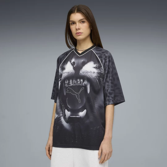 Obrázek produktu PUMA Street Glam Relaxed Graphic Jersey Women, Clothing, Black