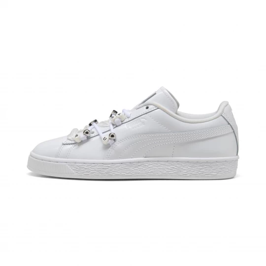 Obrázek produktu PUMA Suede Bloom Patent Sneakers Women, Shoes, White / Feather Gray šedá