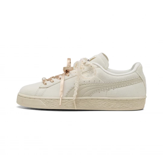Obrázek produktu PUMA Suede Bloom Sneakers Women, Shoes, Frosted Ivory / Silver Fog