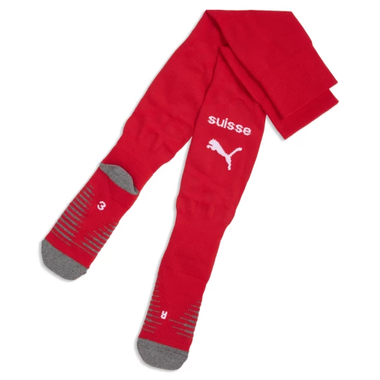 Obrázek produktu PUMA Switzerland 2026 Striped Football Socks Men, Clothing, Red/White