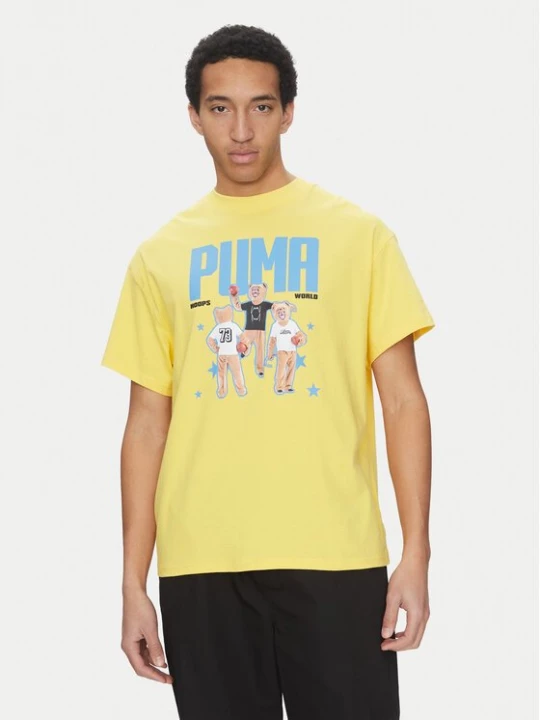 Obrázek produktu Puma T-Shirt Dylan's World 630257 Žlutá Regular Fit