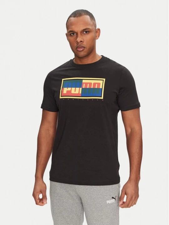 Obrázek produktu Puma T-Shirt Graphics Box 684827 Černá Regular Fit
