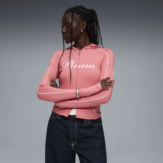 Obrázek produktu PUMA T7 Street Glam Hoodie Women, Clothing, Wild Pink