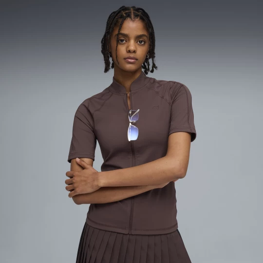 Obrázek produktu PUMA T7 Tight Tee Women, Clothing, Chocolate Brown