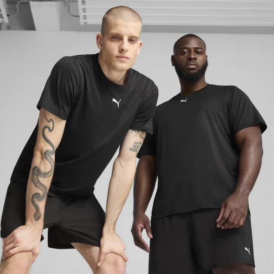Obrázek produktu PUMA TAD ESSENTIALS Heather Cat Tee Men, Clothing, Black Heather
