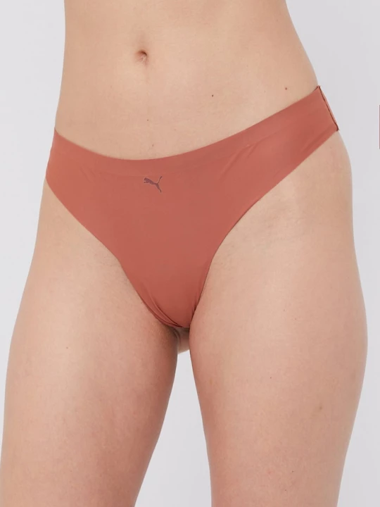 Obrázek produktu Puma tanga dámské 2-pack hnědá