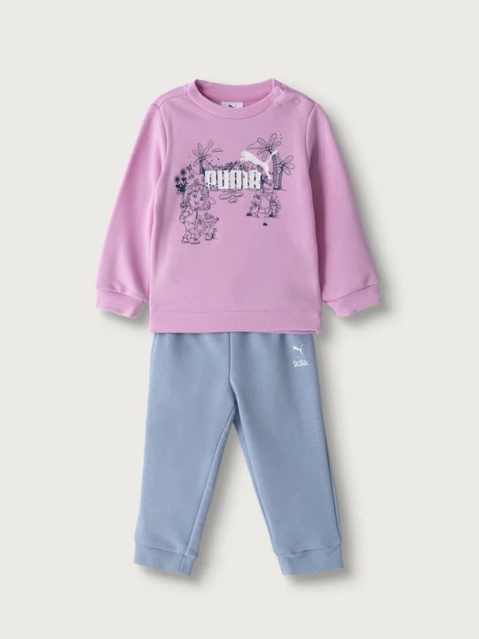 Obrázek produktu Puma tepláková souprava dětská s bavlnou X DORA MINICATS Set růžová
