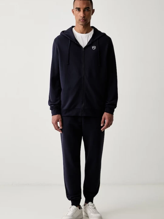Obrázek produktu Puma teplákový set pánský bavlněný Essentials Elevated námořnická modř