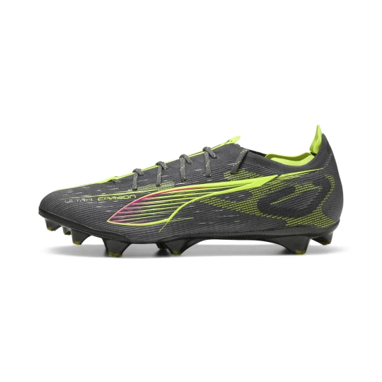 Obrázek produktu PUMA ULTRA 5 CARBON FG Football Boots Unisex, Shoes, Matte Aged Silver/Yellow Alert/Sun Struck černá